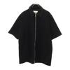 Made In Italy Short Sleeve Zip Jacket M Black Men's Used