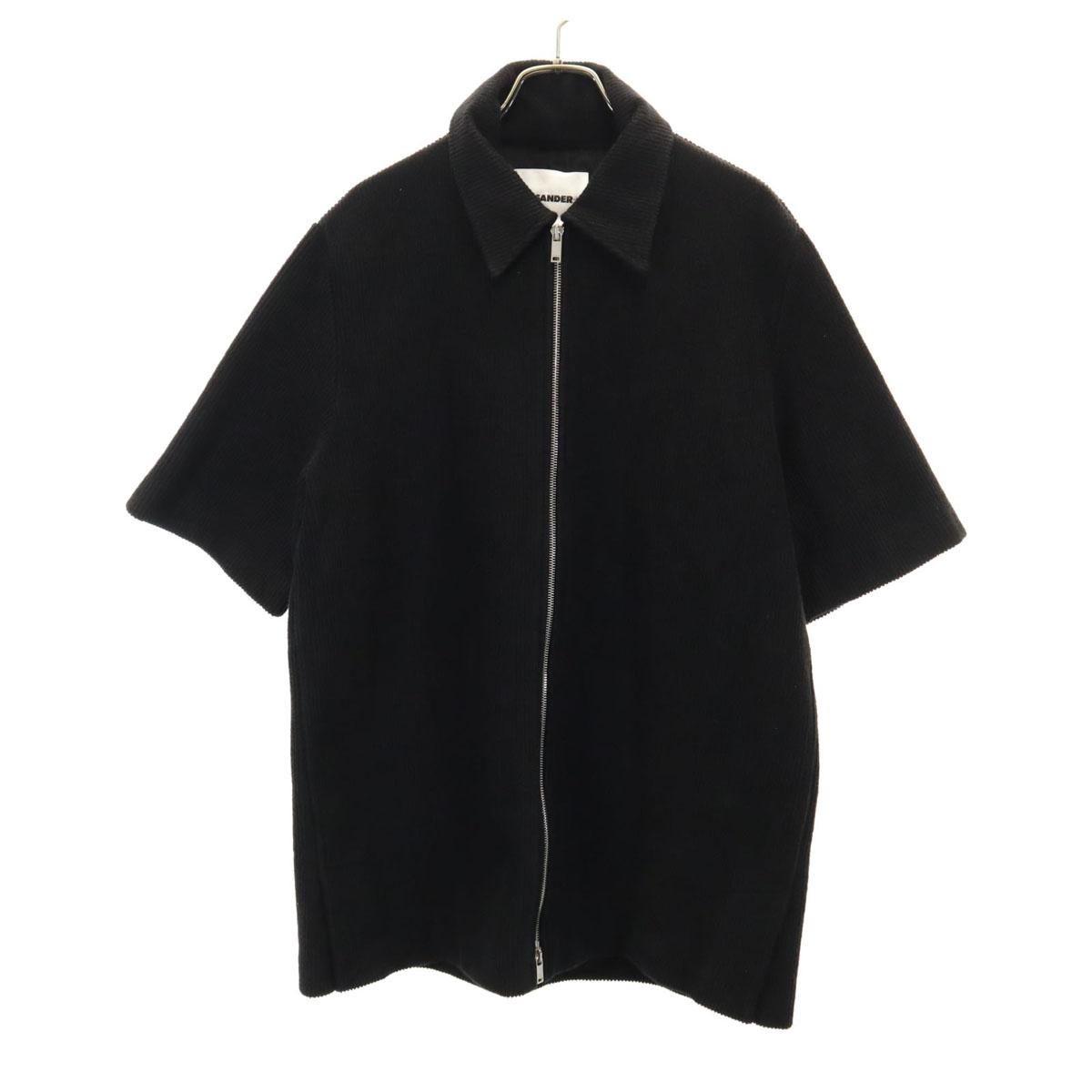 

JIL SANDER made in Italy Short sleeve Zip jacket M black Men s Used