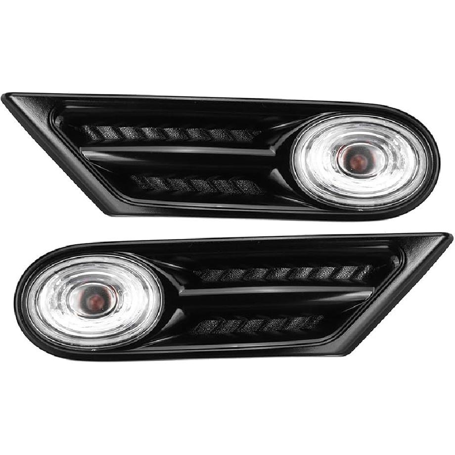 

Pair LED Side Marker Light Car Turn Signal Blinker Lamp Compatible For BMW MINI COOPER R56 R57 Side Repeater Indicator Lights 63137260202(Amber) чистий