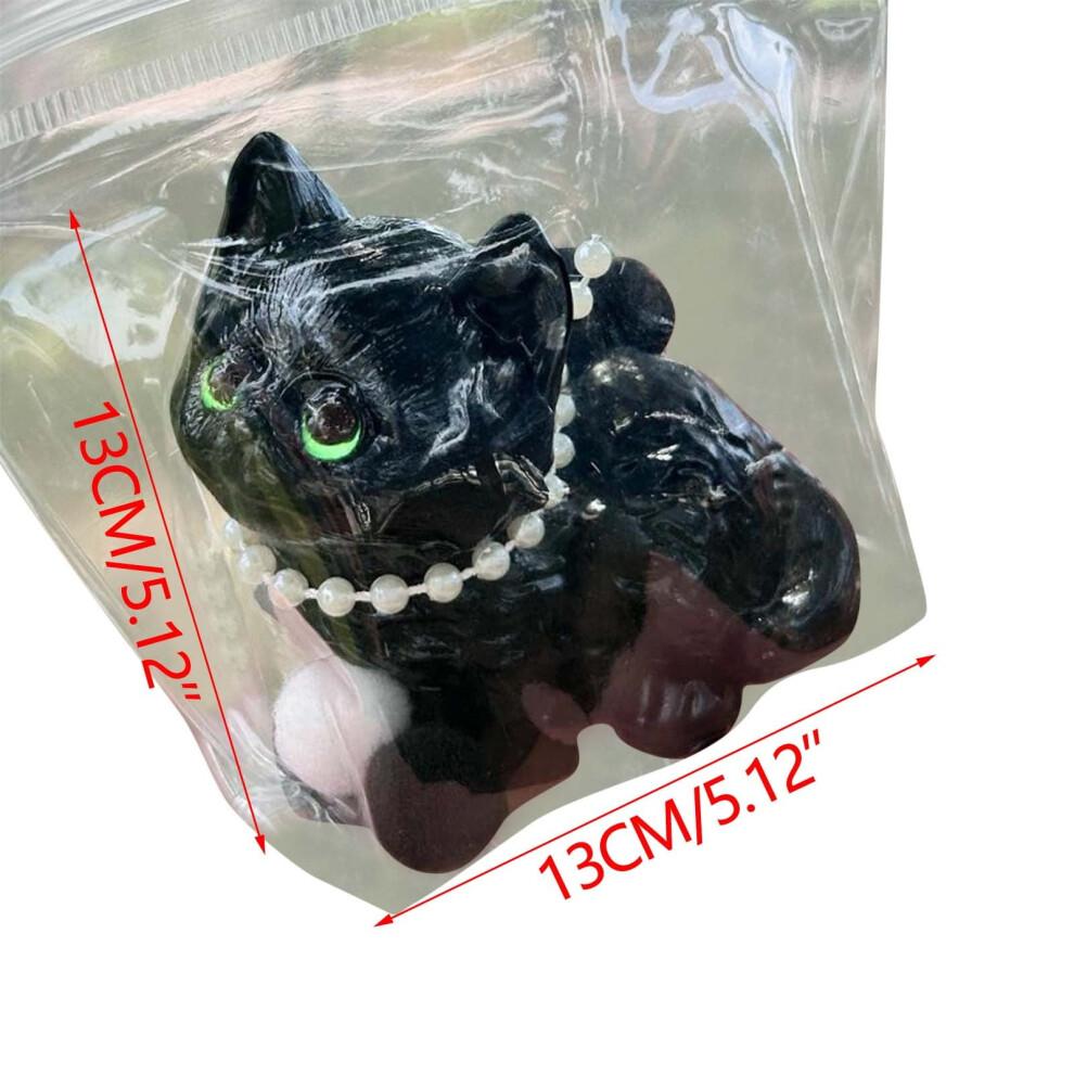 Cute Handmade Cat Squishies for Stress Relief & Anxiety – Taba Squeeze Toys, Fidget Desk Accessories for Adults