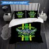 3PCS Canberra Camouflage Warrior Bedding Set 2D Printing (Includes 1 Duvet Cover + 2 Pillowcases Coreless), Bedroom decor,Fan gift
