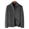Men's New Double-sided Woolen Jacket Autumn and Winter Short Lapel Tooling Jacket