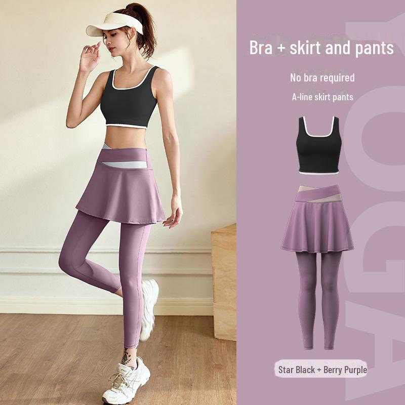 Juyitang Women's High-Elastic Nude Seamless Sports Suit - Breathable, Sleeveless Yoga & Running Outfit