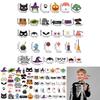 Halloween Photo Booth Accessories 30pcs Paper Party Decor For Celebrations