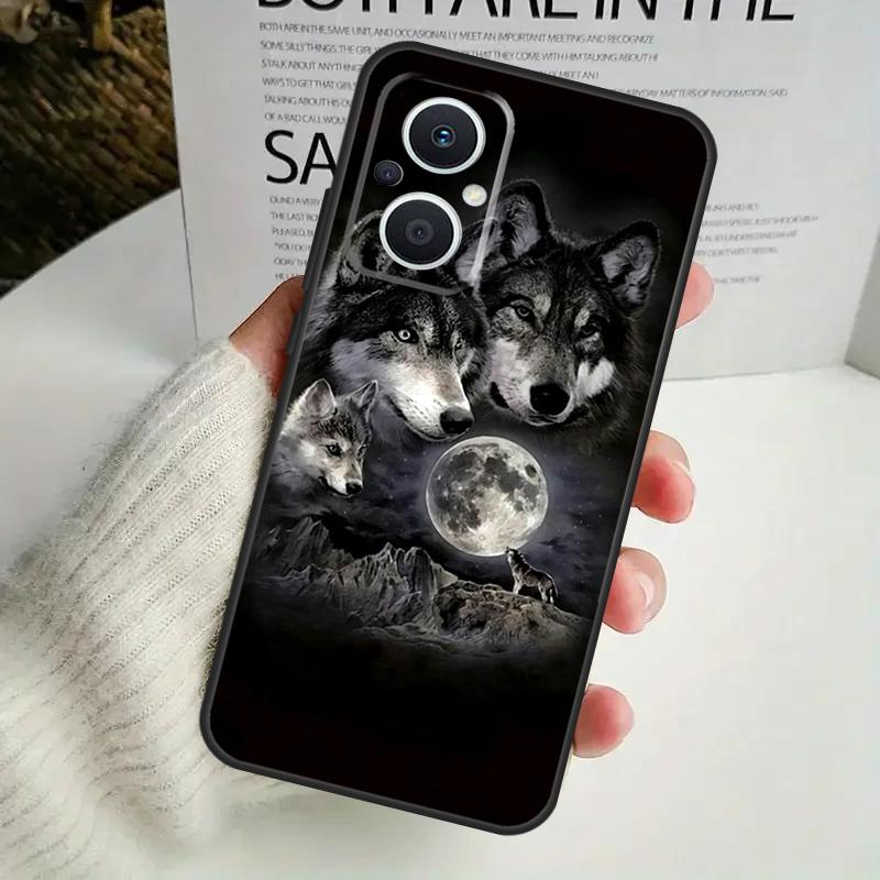 Animal Wolf Galaxy Phone Case For OPPO Reno 14F 12F 12 11 13 F 10 Pro 8T 7 8 Lite OPPO Find X9 X8 X6 X5 Pro Cover