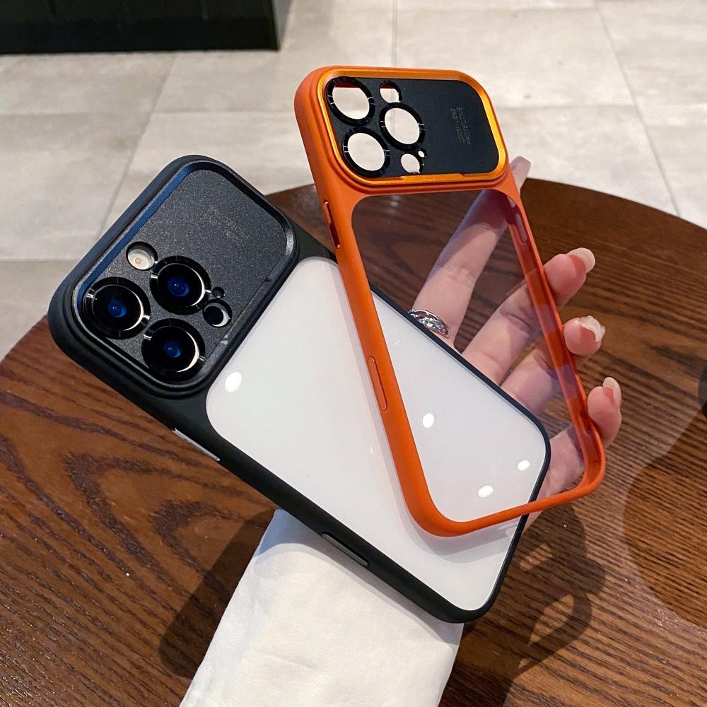Camera Protection Transparent Phone Case iPhone 17 Pro Max 16 15 14 Air Crystal Clear Acrylic Business Shockproof Bumper Cover