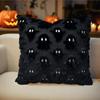 Halloween Ghost Pillow Cover 45x45cm Sofa Backrest Ghost Pillowcase Invisible Zipper Soft Ghost Decoration For Couch Chair Sofa