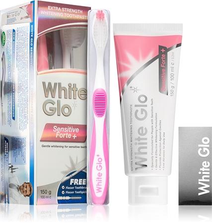 

Набор для ухода за зубами White Glo Sensitive Forte TU прозрачный