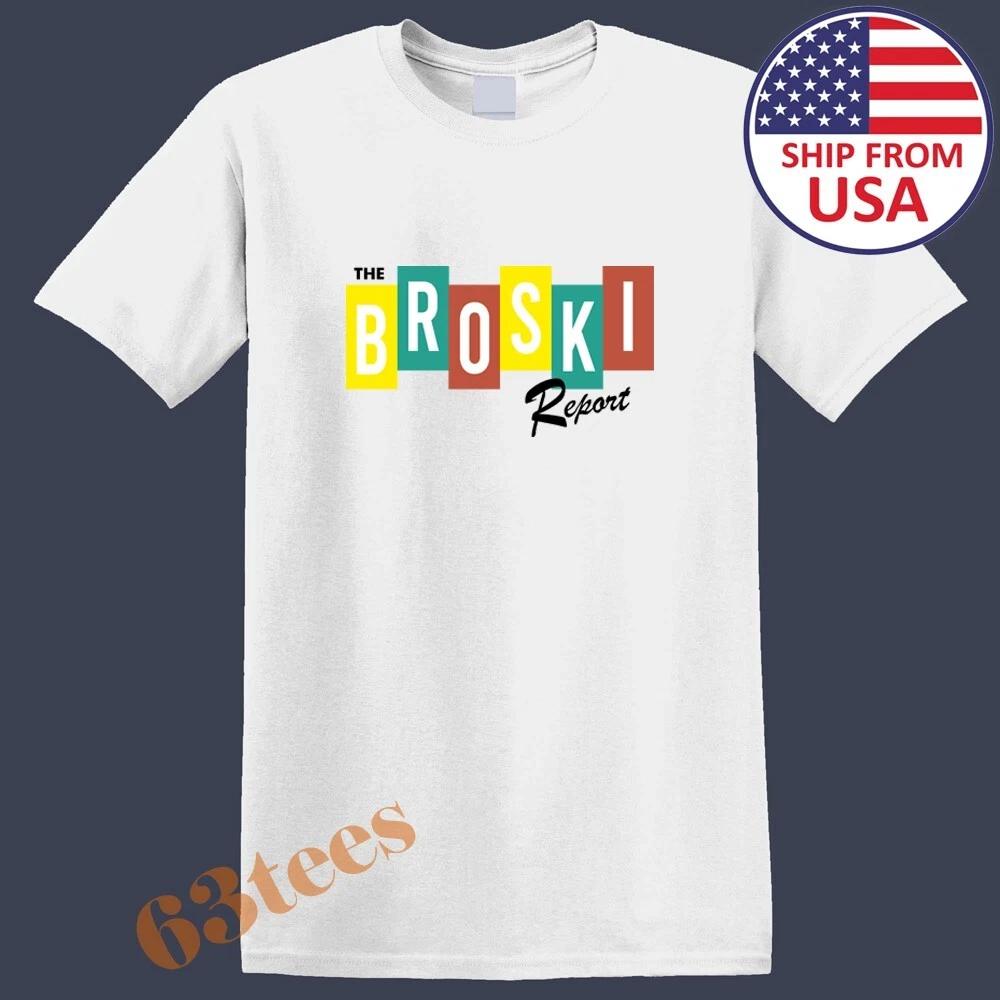 The Broski Report Men s White Size S to 5XL S