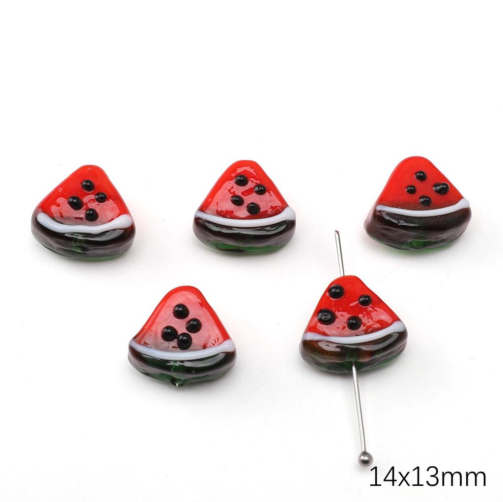 Glass Beads Fruit Charm For DIY Necklace Bracelet Earrings Jewelry Making Craft Accessories