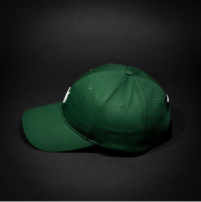 Binseumokeu Ov Small Logo Green Ball Cap Hard Fit