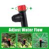 5/20/50/100Pcs 8 Hole Spiked Dripper Flow Adjustable Stream Sprinkler Garden Greenhouse Automatic Watering Irrigation Emitter