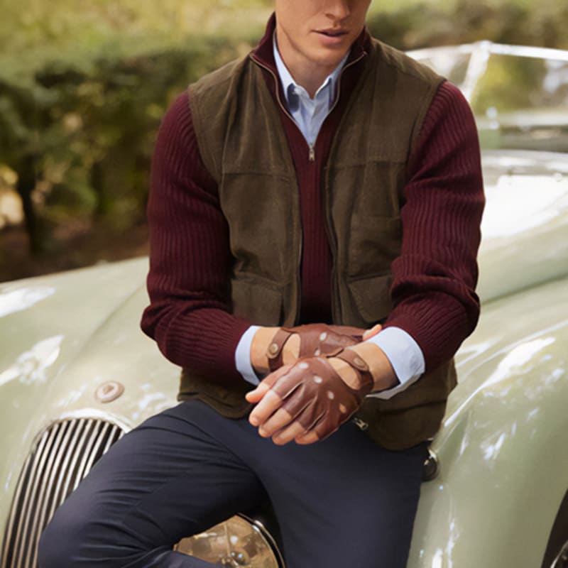 DENTS Snetterton Driving Gloves - Black