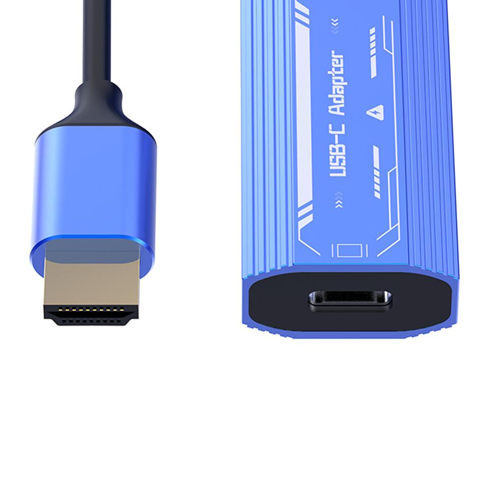 4K/60Hz HDMI-Compatible To Type-C Cord DC 5V for XREAL/Rokid Air AR Glasses for Samsung S22/S23 for Switch/Steam Deck /ROG Ally