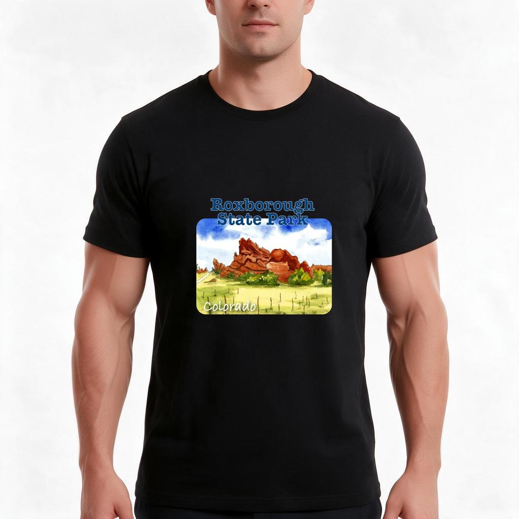 Roxborough State Park Colorado Tshirt Summer Casual Cotton Tee Oversized Streetwear Tops Vintage Graphic Print 100 Cotton