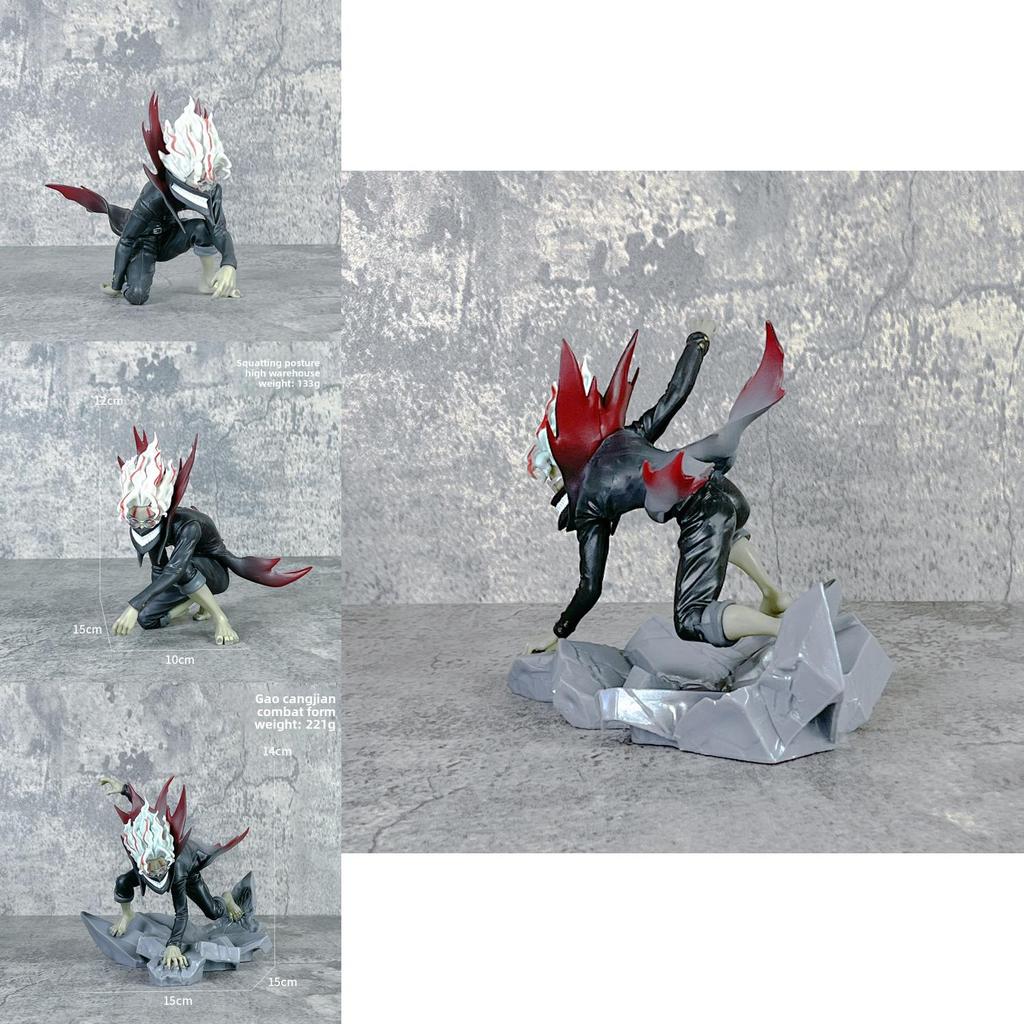Dan Da Dan Takakura Ken Pvc Anime Figure With Articulated Joints For Collection And Display