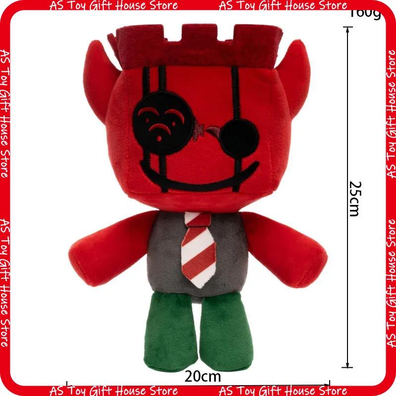 25Cm Roblox Forsaken JX1DX1 Red Devil Soft Stuffed Plush Doll Game Peripheral Birthday Gift For Game Fans Home Decor