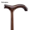 Brown Wooden Single Joint Fashion Walking Stick Decorative Cospaly Cane Halloween Mace Crutch  Wand Crosier 92cm