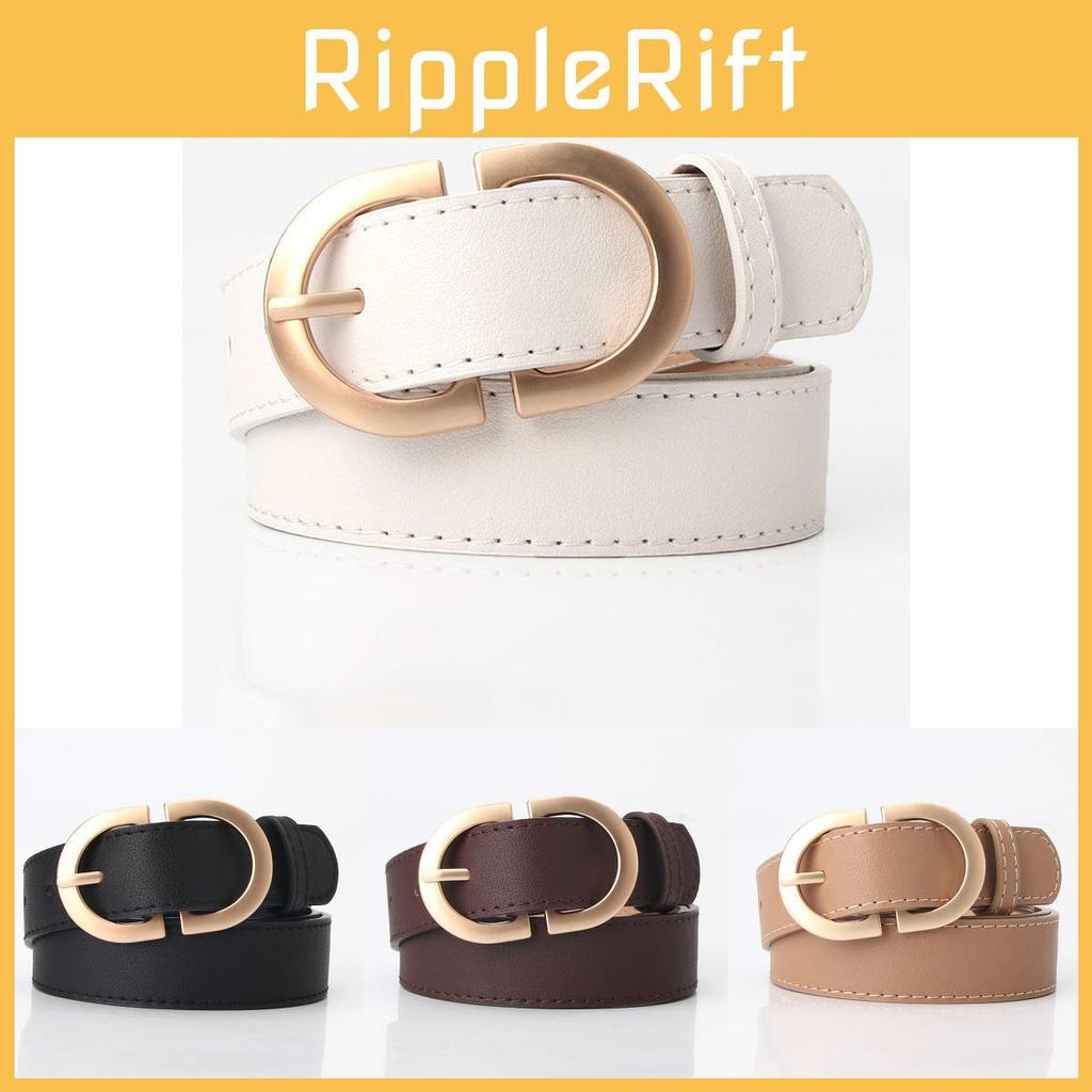 Trendy Black And Coffee Pu Buckle Belts For Students Ideal For Fall Fashion