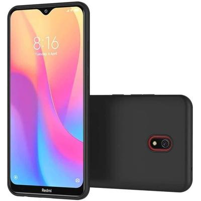 Protective Case - E.F.CONNECTION - Redmi 8A - Flexible - Silicone - Black