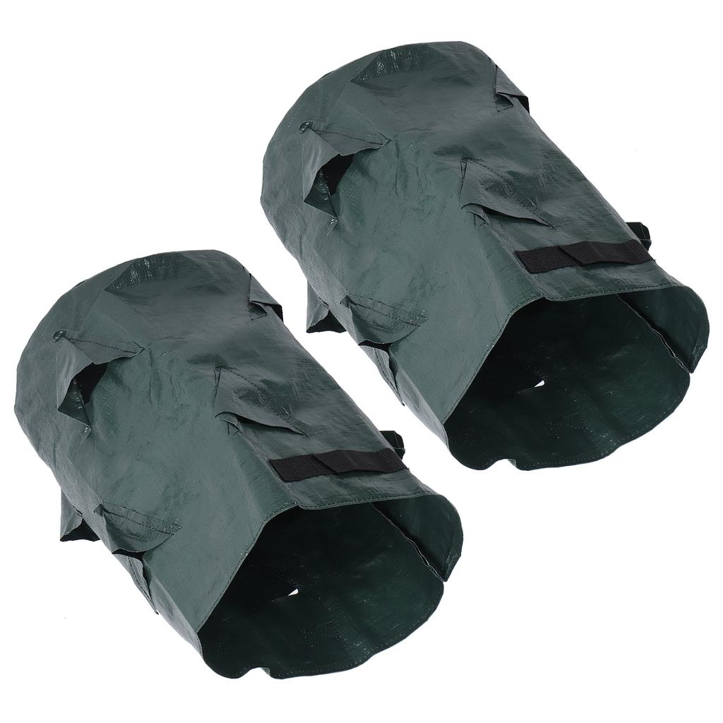 2PCS 10 Gallon Strawberry Planter Growing Bags Container with 8 Pocket for Indoor Outdoor