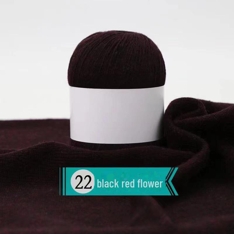 Hand-woven Cashmere Yarn - 3 Ply Soft Wool for Sweaters - Spot Processed Ball of Yarn