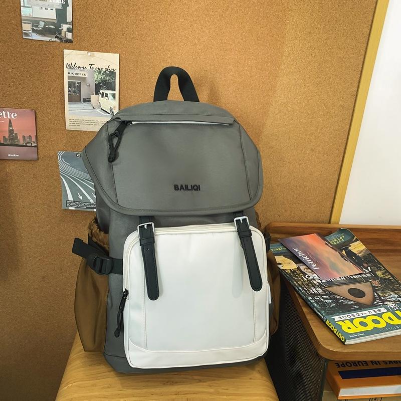 Schoolbag Japanese School Bag Male College Student Fashion Outdoor Mountaineering Bag Large Capacity Couple Backpack Female High School Backpack Tide