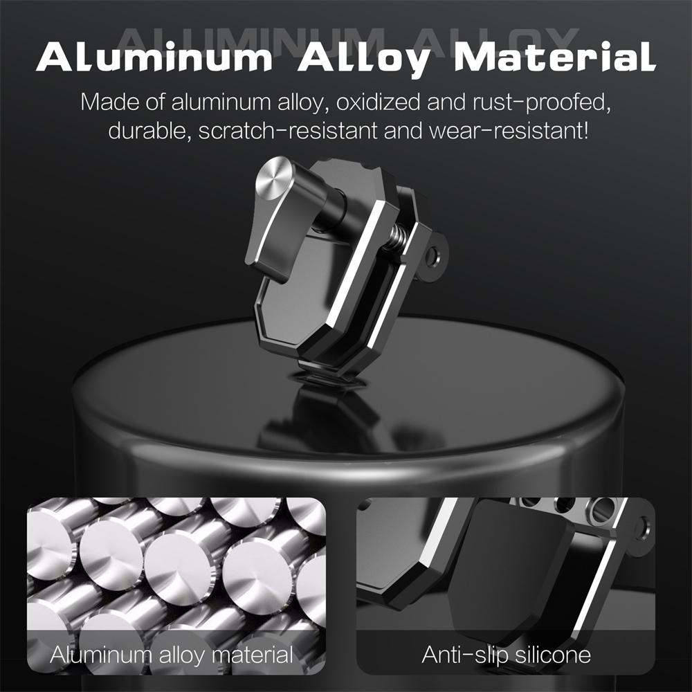 Aluminum Motorcycle Windshield Windscreen Clamp Mount for GoPro Insta360