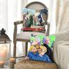 S-SAKAMOTO Anime Pillow Case Fashion Square Pillowcase Bedroom Sofa Room Ins Decoration Leisure