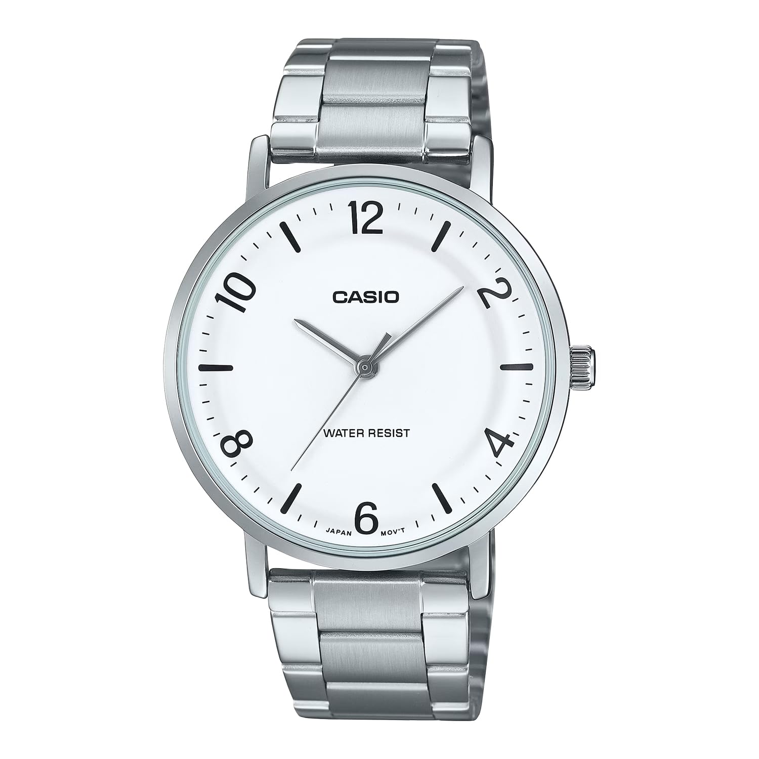CASIO Quartz Watch White Metal Band Overseas Model [Casio] Men s MTP-VT03D-7B [Used]