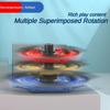 Foldable Fidget Spinner Colorful Metal Gyro Mechanical Smooth Rotatable Decompression Chain Toy Desk Toy Gifts