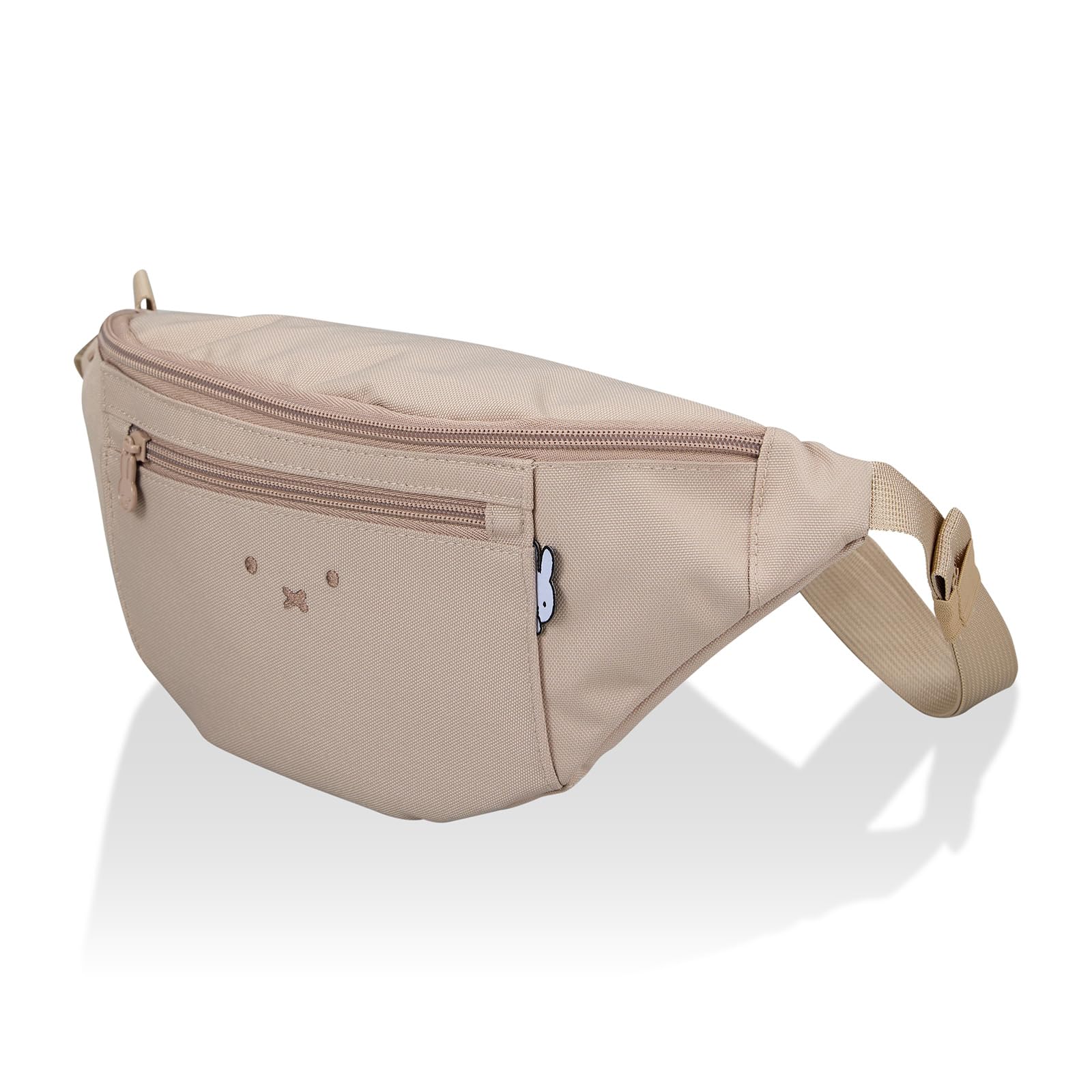 

Hapitas Miffy B280 Face Milk Tea Waist Bag Bag/Body