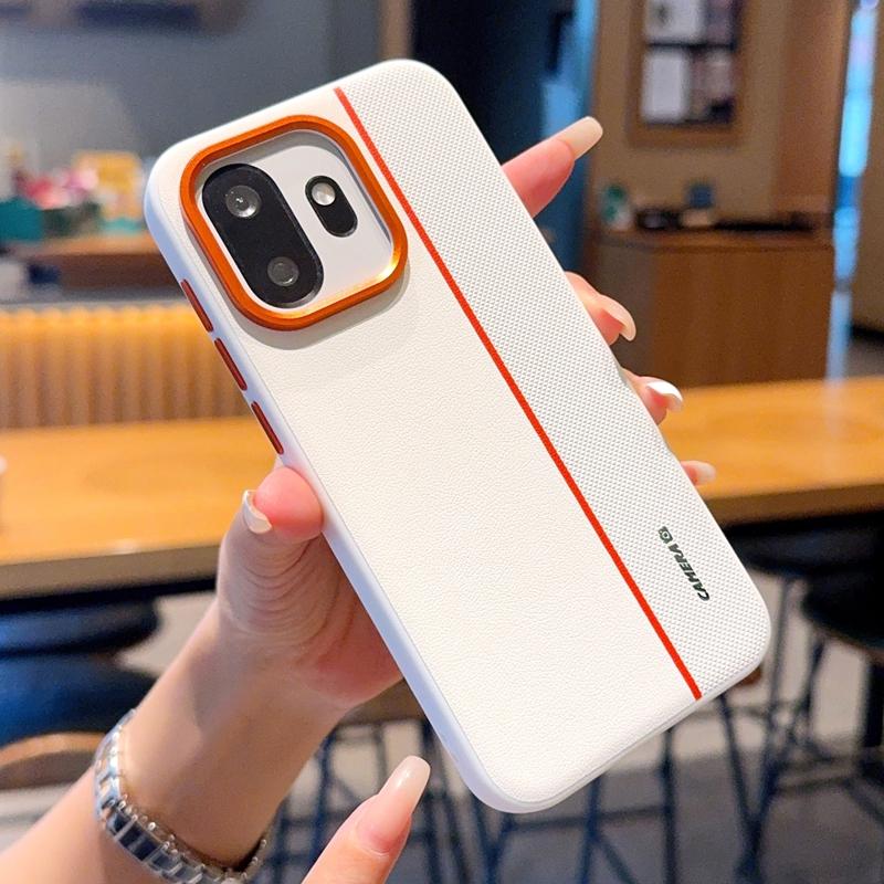 Fashion For OnePlus 15T Phone Case Protective Color Collision PC Hard Shell Line Shockproof Back Cover