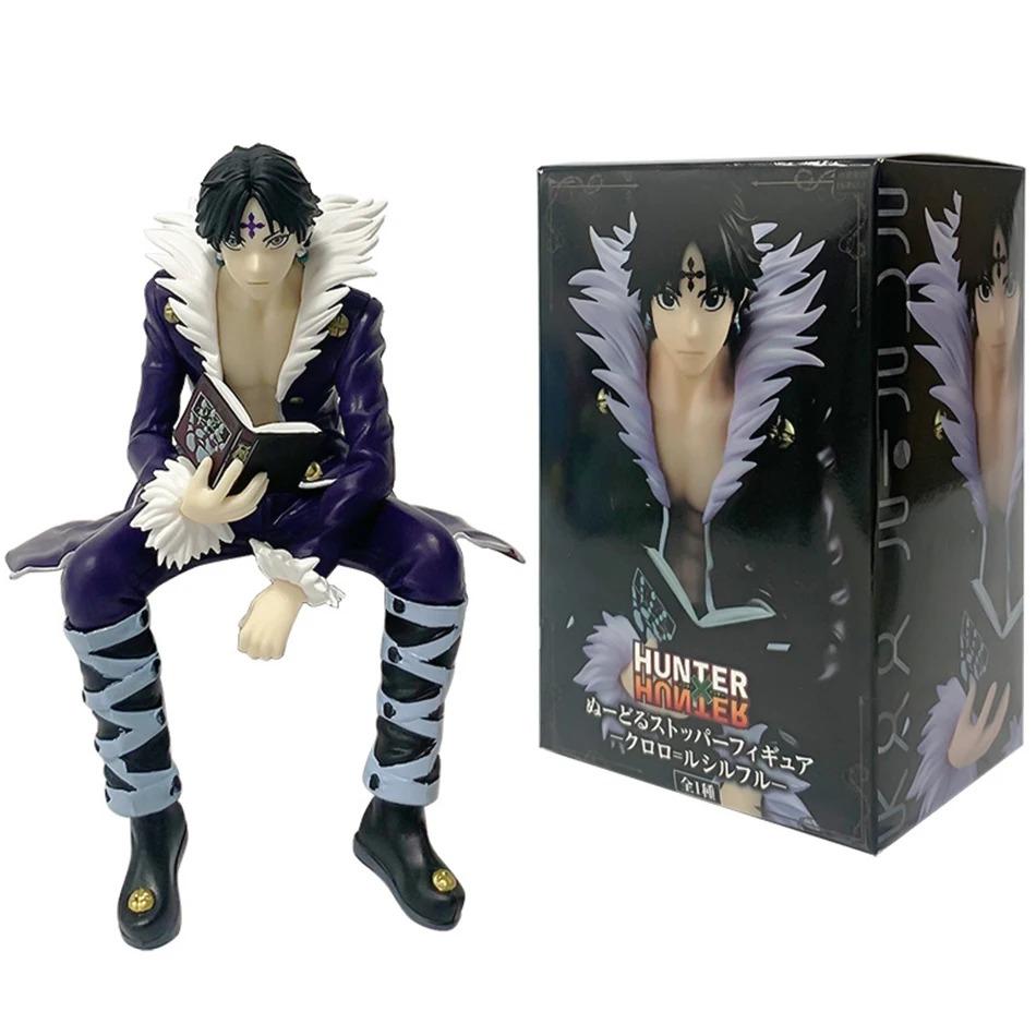 14Cm Hunter×Hunter Anime Figurine Kurapika Action Figurine Chrollo Illumi Hisoka Figurine Collection Noodle Stopper Model Toys Room