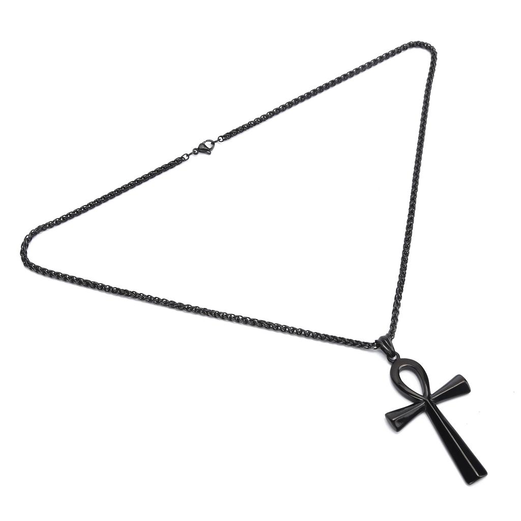 Men Stainless Steel Necklace Chain Exquisite Fashionable Pendant Necklace Accessory Gift