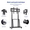 Tall TV Cart Mobile TV Stand Adjustable Large Floor TV Stand Load Capacity 40kg