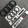 7 buc Pentru zbts2 A5 2010-2019 273mm 192mm Quarrto 2.0T Sline Emblema Logo 4 Inele ABS Negru Grilă Față Emblema Portbagaj Spate Autocolant