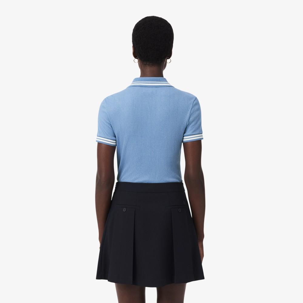 [lacoste] Women's Multi Rib Polo Shirt DF0858-56G2QB