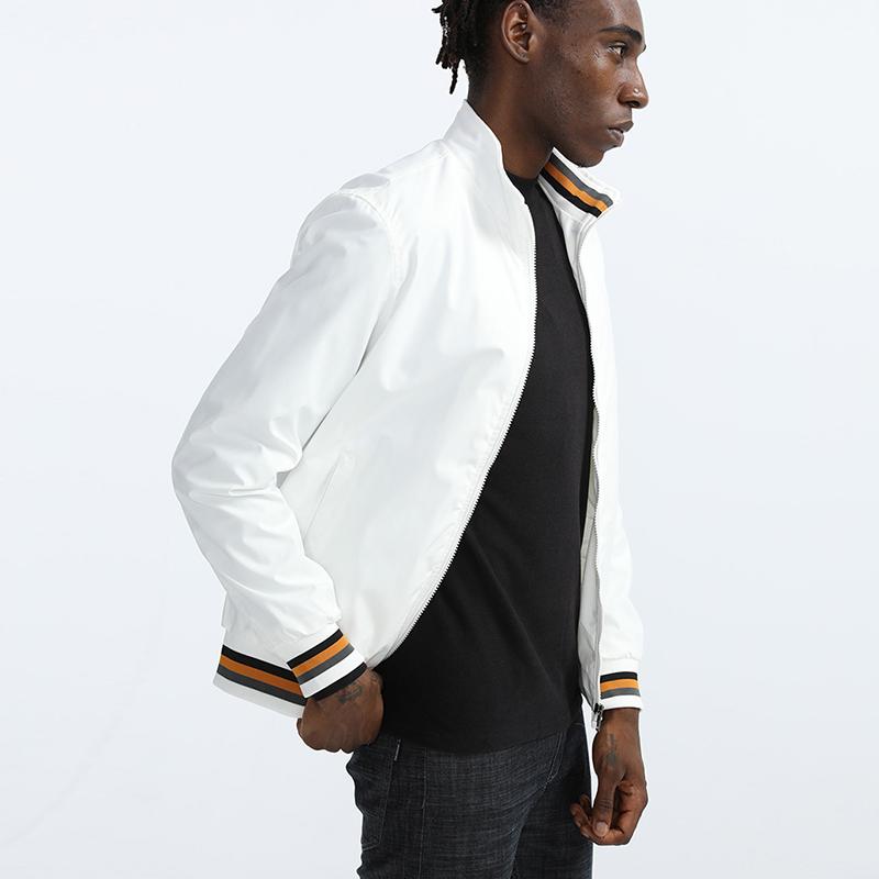 Camel Men's Spring and Autumn Outdoor Sports Solid Color Embroidered Jacket Men's Casual Jacket
