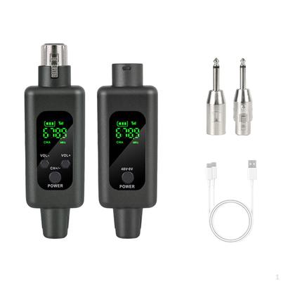 XLR Mikrofon Drahtlos System Kit für Bühnenlautsprecher Audiomixer Aufnahmestudio