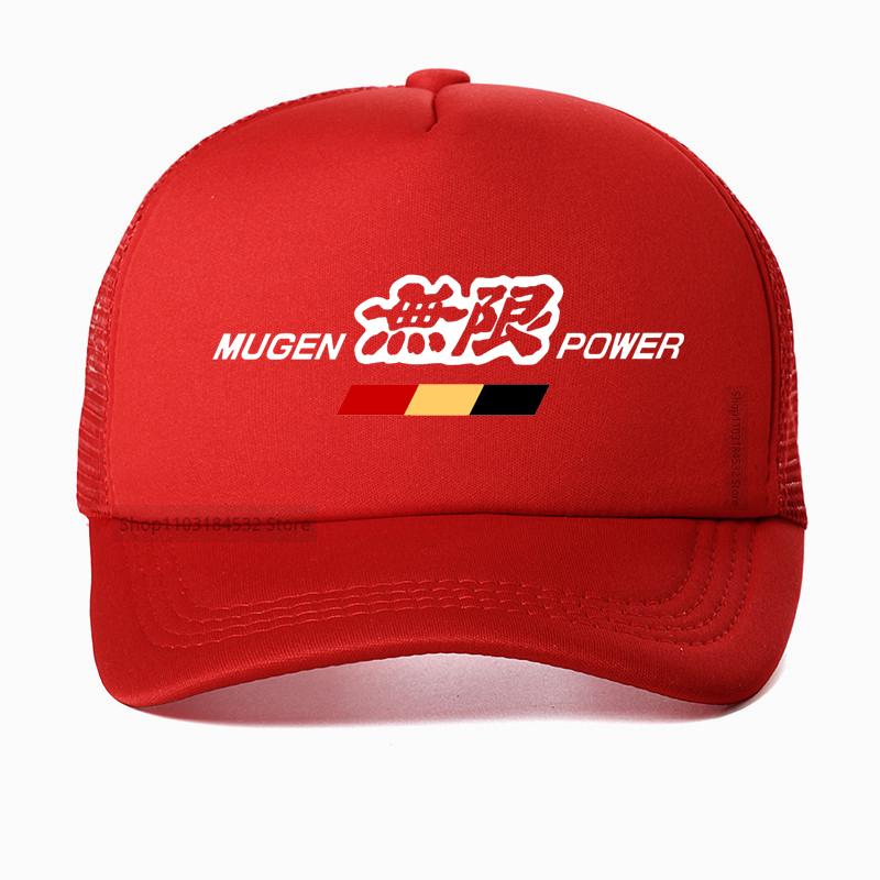 New MUGEN POWER JAZZ Tuning Racinger Car Logo Unisexs Baseball Cap Summer Cool Adjustable Outdoor Breathable Sports Hat