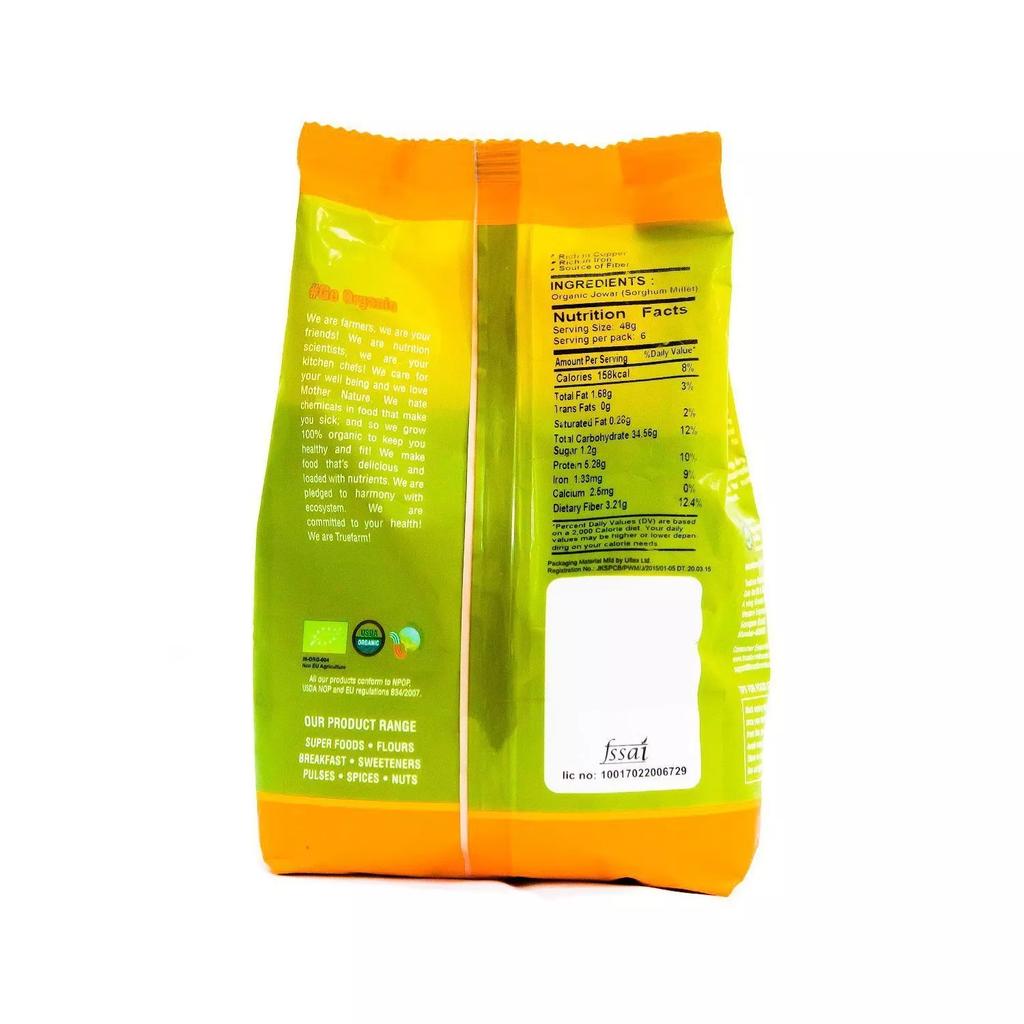 Mąka z sorgo (300g), Ekologiczna mąka z sorgo, Truefarm