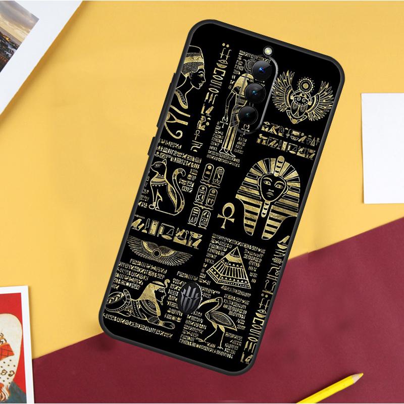 Sacred Eye of Horus Egypt Fresco Case For ZTE Nubia Red Magic 10 Air 5G 6R 6 7 6S 7S Pro 8S 9S 10S 8 9 10 11 Pro Plus Cover