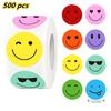 100-500Pcs Teachers Reward Stickers For Kids School Cute Toy Game Tag Thank You Stickers Diy Gift Sealing Label Stationery