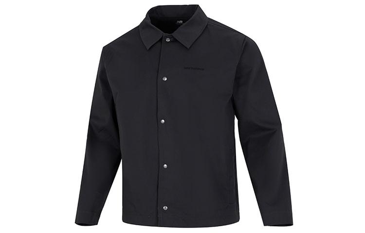 New Balance Jackets Men s Black Lapel Moderate Other MJ23552-PHM M