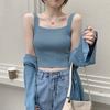 Camisole Tank Tops Women Summer Slim Bottoming Shirt Ice Silk Sleeveless Tops Thin Inner Wear Outside