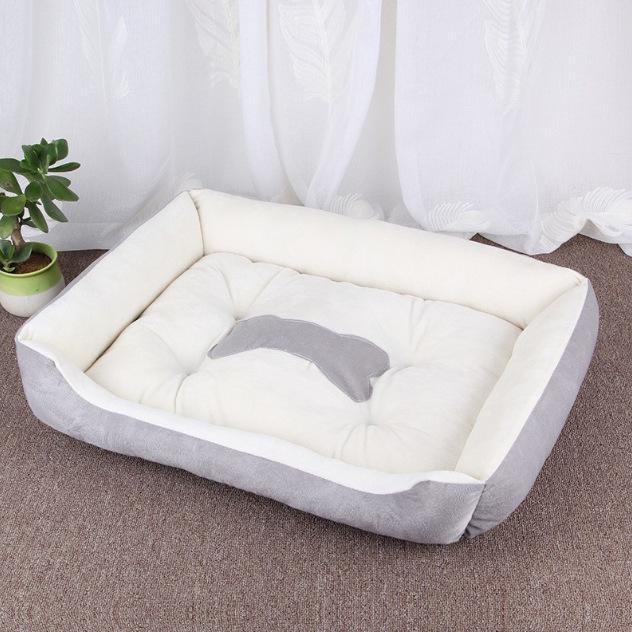 Warm Dog Bed for Small, Medium, and Large Dogs - Pet Nest & Mat for Dogs and Cats