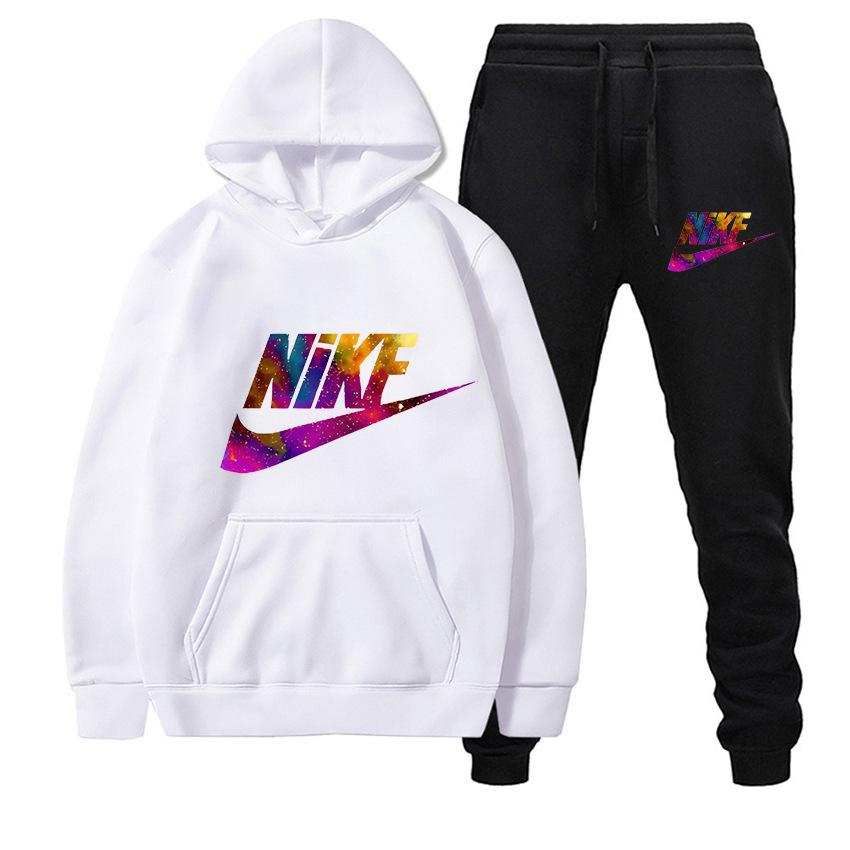 Damen Europäischer & Amerikanischer Street Style Hoodie Sweatshirt Set - Lässiger Zweiteiler Pullover für Outdoor Sportbekleidung