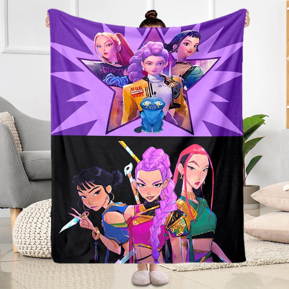 Huntress Power Squad Blanket Soft & Cozy Great for Bed Livingroom Chair Four Seasons Universal Modern Style Birthday Christmas Gift Blanket