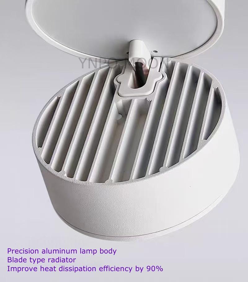 Ultra Thin Rotatable Surface Mounted Dimmable LED 7W10W15W20W24W Downlight Anti Glare AC85-290V Ceiling Spotlight Lamp Bulb Indo